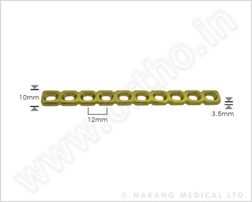 Small Fragment - Standard Implants - Reconstruction Plate 3.5 - Straight