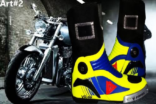 Genuine Leather Motorcycle Boots, Brand Name : ageco