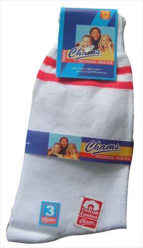 Dyed Cotton School Socks, Size : Large, Medium, Small