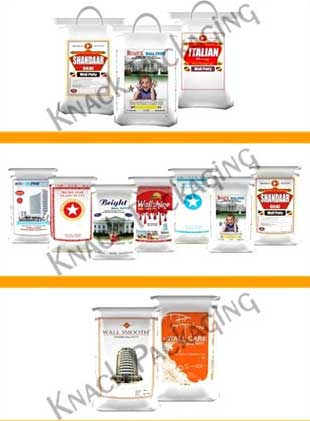 Cement Bags, Wall Finish Packaging Bags