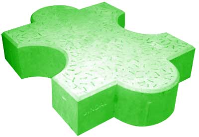 Coarse-Aggregates Interlocking Paver Block 04 for Flooring