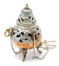 Aluminum Metal Hanging Incense Burner