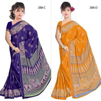Institution Fancy Uniform Sarees
