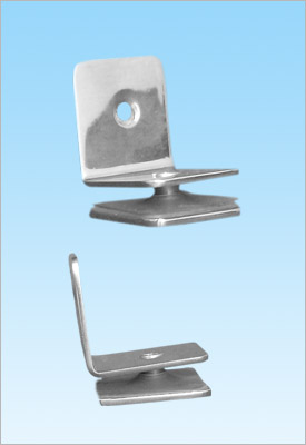 Stainless Steel Glass Connector, Color : S.S.