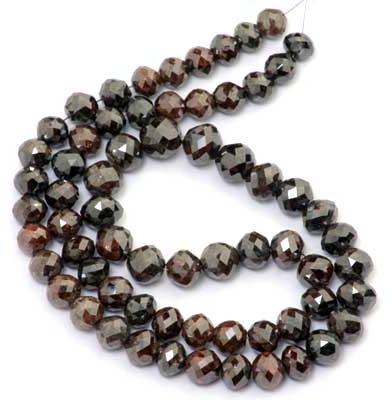 Faceted Cut Diamond Beads, Polished Diamond Beads