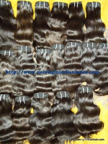 UEIVIH Machine Weft Wavy Hair, Hair Grade : 8a