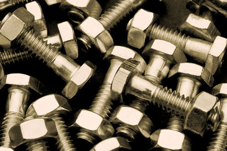 Industrial Nuts Bolts, For Table Fittings, Size : 0-10mm