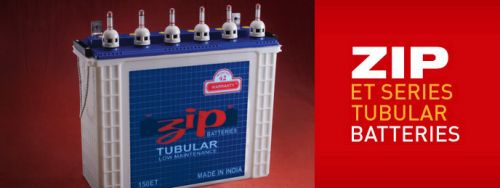 Zip Et Series Tubular Batteries