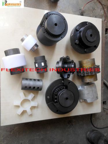 Round Metal Flexible Shaft Coupling, Color : Black