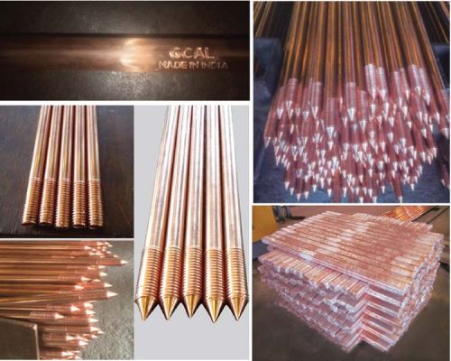 GCAL Solid Copper Earth Rods