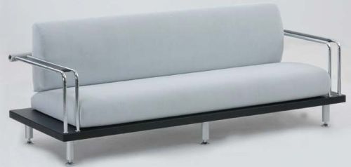 Polished Steel Metal Sofas, For Home, Hotel, Size : 15x36x36inch, 16x38x38inch