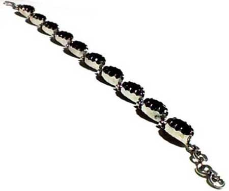 Item Code : HKH-BR-1011 Silver Beaded Bracelet