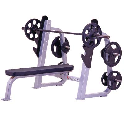 Olympic Flat Bench Press for Strength Training, Muscle Building