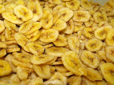 Banana chips, Packaging Size : 18g