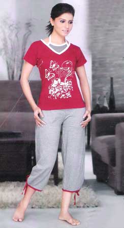 Printed Ladies Capri, Feature : Anti-Wrinkle, Comfortable, Easy Washable, Skin Friendly