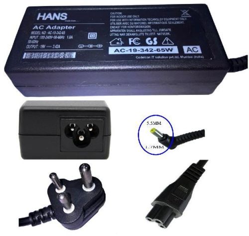 HANS Laptop AC Adapters, Color : BLACK