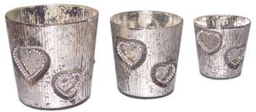 Glass T- Light Holders (ks-100-6096)