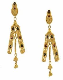 Gold Fancy Earrings