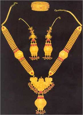 Gold Necklace Set