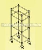 Polished Metal Mobile Scaffolding Tower, For Construction, Certification : ISI Certified