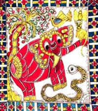 Story Of Panchtantra Painting