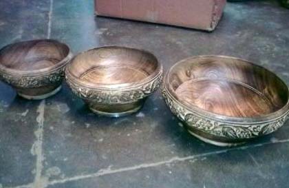 Wooden Bowl Set, For Home, Restaurant, Feature : Buffet Specials, Durable, Eco-friendly, Hard Structure