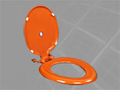 PVC SUPER EWC Toilet Seat Cover