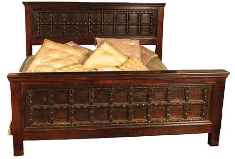 Antique Wooden Door Bed