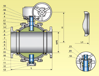 150LB Cast Steel Ball Valve