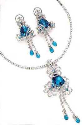 Diamond Pendant Set (SJPS008)