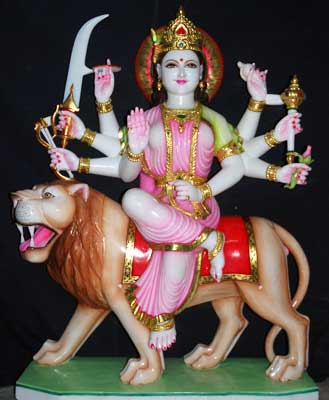 MDS-01 Marble Durga Statues