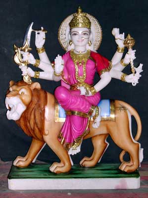 MDS-03 Marble Durga Statues