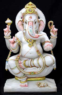 MGS-06 Marble Ganesh Statues