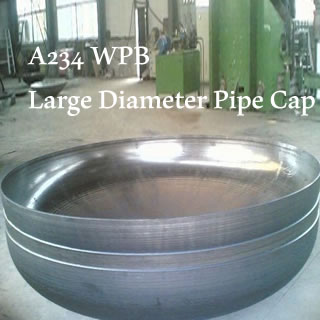 Carbon steel Large Diameter Pipe Cap, Shape : Round, Grade : ASTM