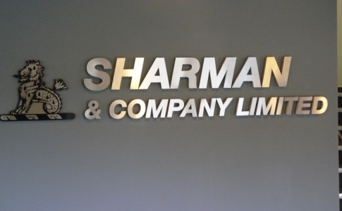 Solid Letters With Acrylic Back Highlight