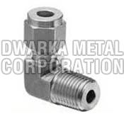 Polished Stainless Steel Male Elbow, For Pipe Fittings, Dimension : 10-100mm