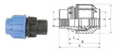 Female Threaded Adaptor, For Industrial, Certification : CE Certified