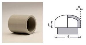 PP Socket Fusion Pipe Molded End Caps