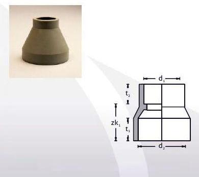 PP Socket Fusion Pipe Reducers, For Construction, Manufacturing Unit, Marine Applications, Water Treatment Plant