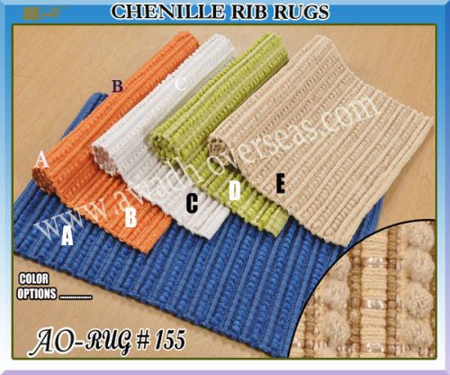 Chenille Designer Rib Rug