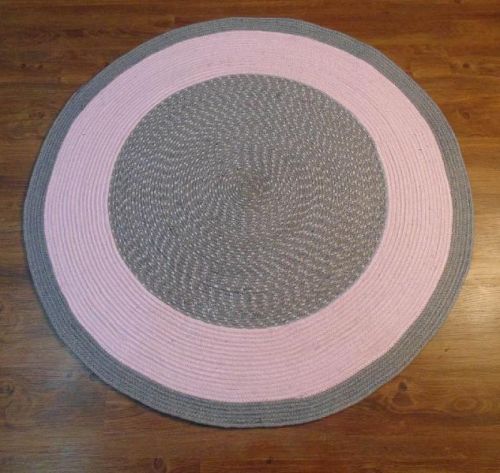 Round Indoor Cotton Dori Rugs, For Home, Office, Size : Multisizes