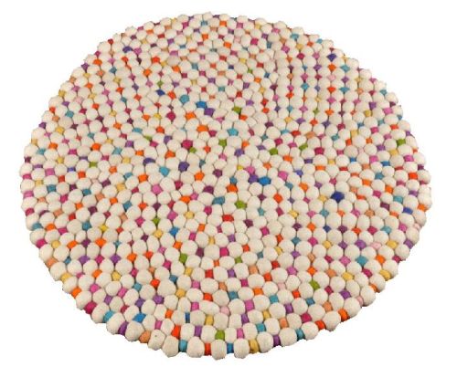 Round Indoor Pebble Rugs, For Home, Office Use, Size : Multisizes
