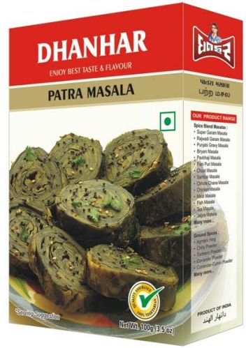 Organic Patra Masala, Packaging Type : Paper Box, Plastic Box