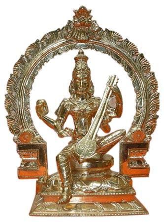Bronze Saraswati Statue