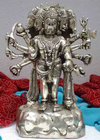 Brass Hanuman Statue