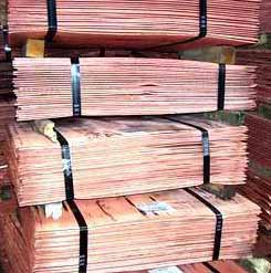 Copper cathodes