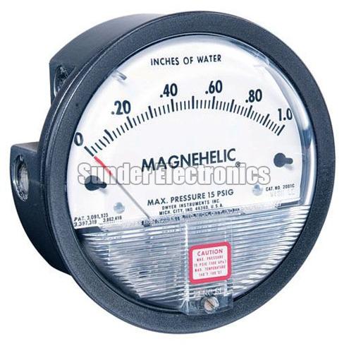 Alloy Steel Magnehelic Differential Pressure Gauge, Certification : ISI Certified