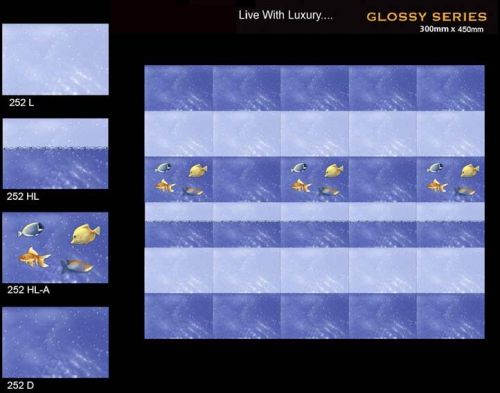 Cement Digital Ceramic Wall Tiles, For Bathroom, Flooring, Hotel, Restaurant, Shopping Mall, Tile Type : Eleation