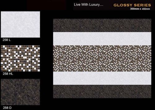 Cement Digital Ceramic Wall Tiles, For Bathroom, Flooring, Hotel, Restaurant, Shopping Mall, Tile Type : Eleation