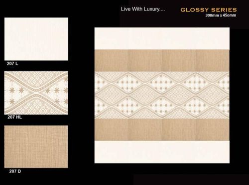 Natural Clay Digital Ceramic Wall Tiles, For Bathroom, Elevation, Exterior, Interior, Kitchen, Shopping Mall